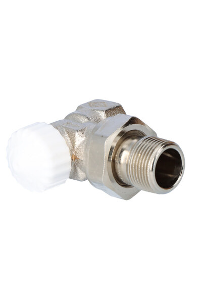 Other V Exakt thermostatic valve, angled, 34 inches, with pre-setting