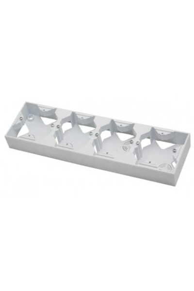 OSPEL As white n/t quadruple installation box