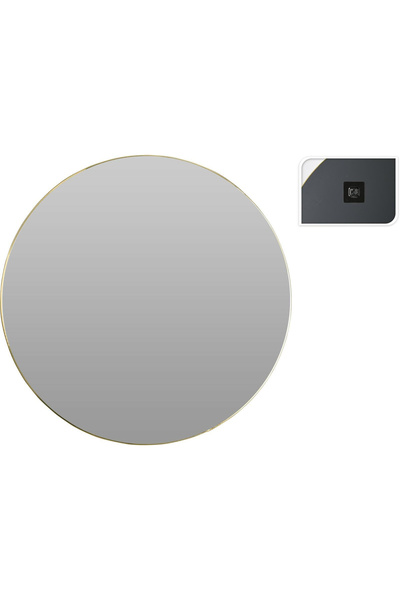 Other Oglindă suspendată Afiya, ramă aurie 50 cm