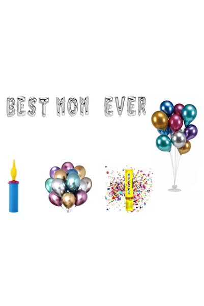 OEM Set baloane „Cea mai bună mamă din toate timpurile” cu decor pentru tort,...