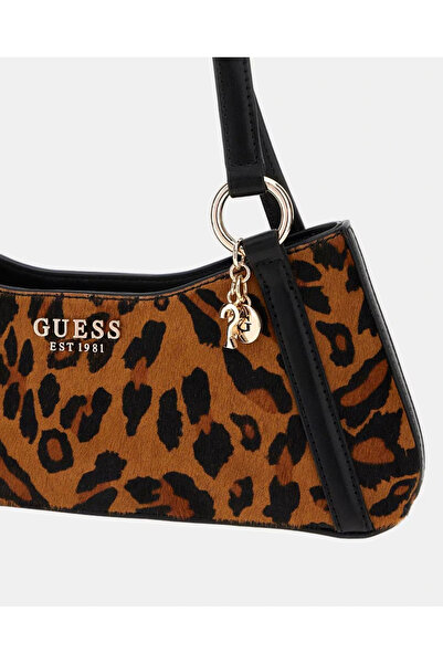 Guess Domitilla Women's Multicolored Leather Shoulder Bag Hwlo7529180-Leo