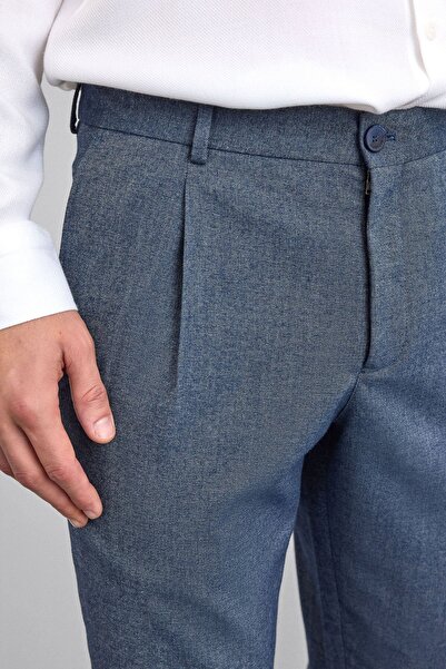 Back And Bond Elastic Waist Navy Blue Pocket Jogger Pants