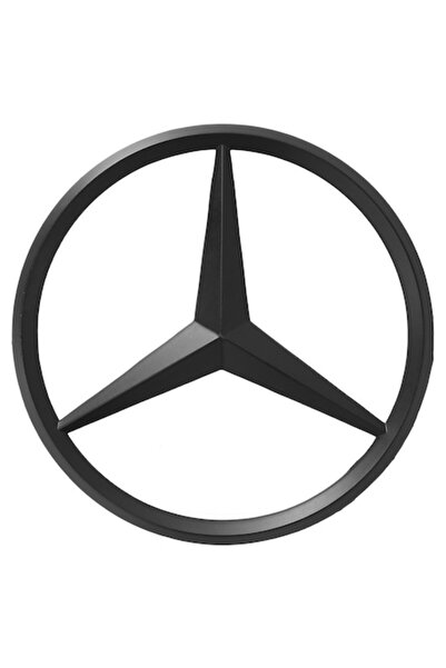 MAF Emblemă auto Mercedes-Benz, negru mat, 8,9 cm