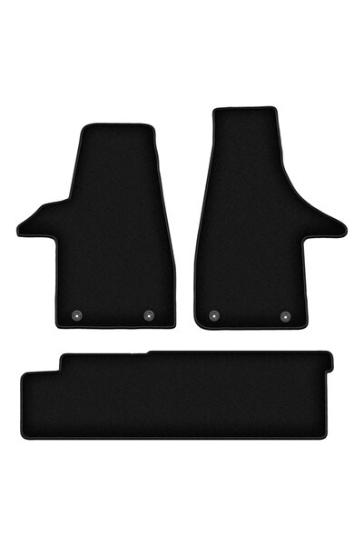 Other Dywaniki welurowe BASIC zarne do: VW Transporter T6 dostawczy 2 rzędy (...