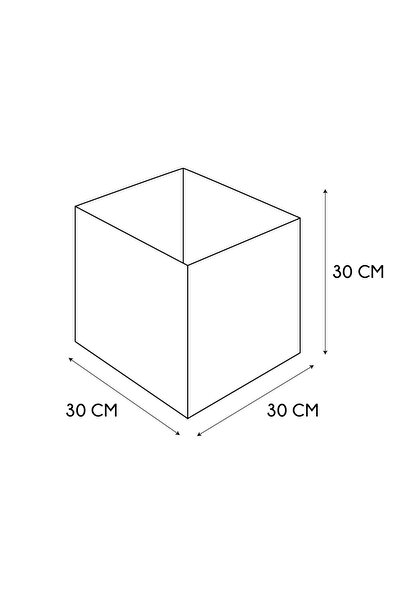 Other Poli SHELF BOX 30x30cm gray FOLDABLE