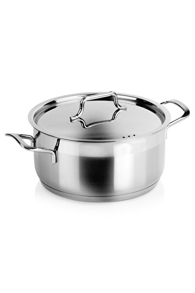 Other Garnek stalowy z pokrywką ANETT 20 cm, 3 l