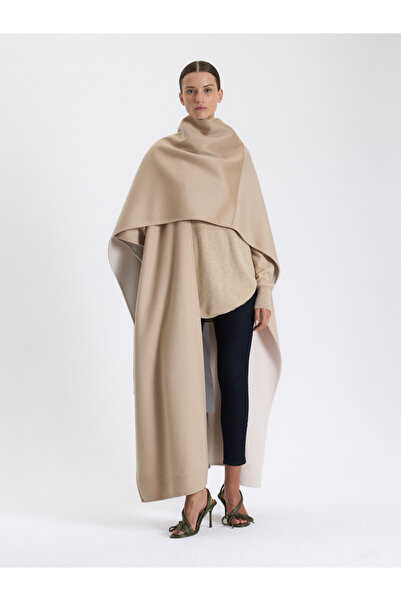 BAQA Khaki Cape Coat