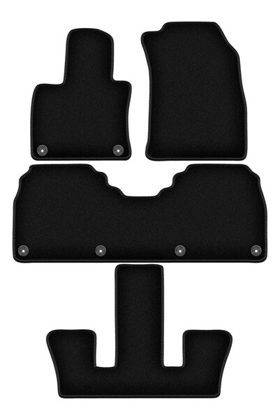 Other Dywaniki welurowe BASIC czarne do: Honggi E-HS9 7-osobowy (2020-)
