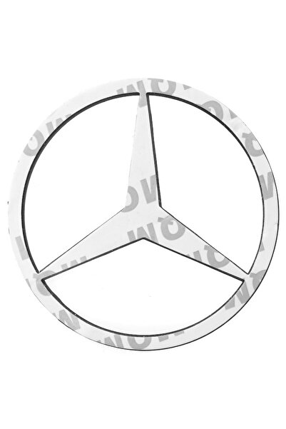 MAF Emblemă auto Mercedes-Benz, negru mat, 8,9 cm