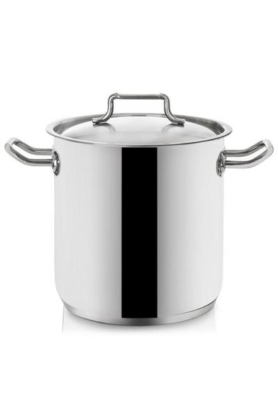 Other Oală adâncă din oțel inoxidabil de 24 cm, 11 L, cu capac