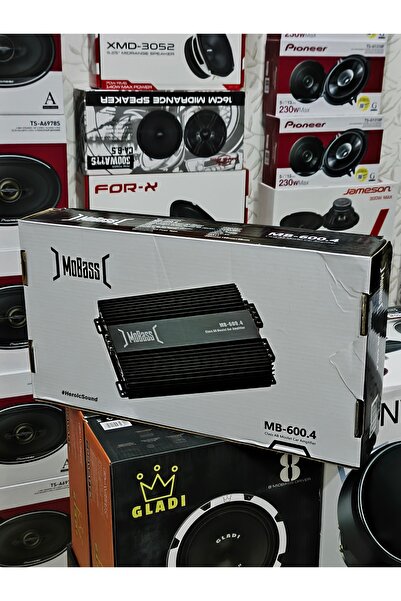 patili tasarım Mobas5 600.4 Amfi Bass Kontroll 4 Kanal