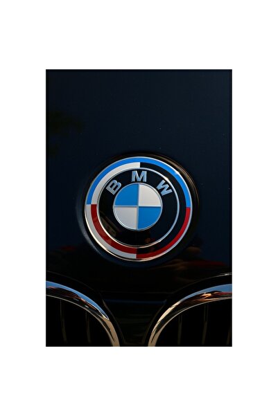 BMW Anniversary Emblem 82 mm - Special Design, Glossy ABS