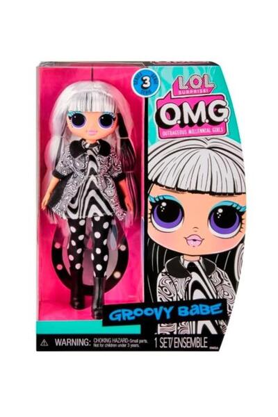 LOL Κούκλα OMG Surprise, Κούκλα Hos, Σειρά 3, Groovy Babe, 588573EUC