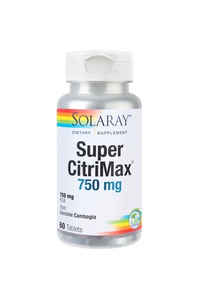 Secom Supliment alimentar Super CitriMax (Garcinia cambogia) 750mg, Solaray, ...