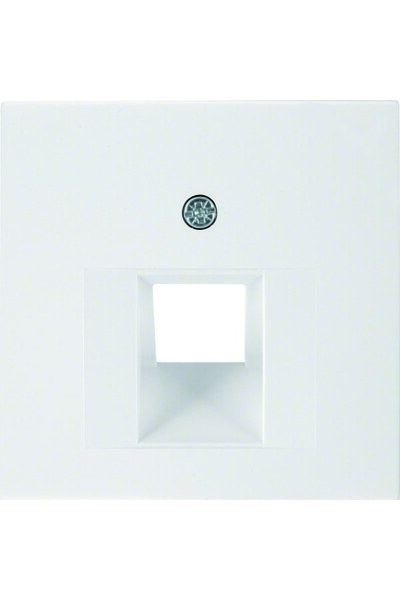 Other Central element for UAE connection socket, single-gang, snow-white square