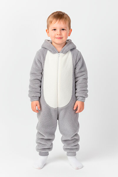 LORIAN'S Welsoft Gray Rabbit Soft Plush Zippered Baby and Sleeping Bag