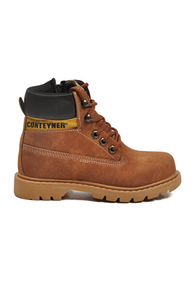 CONTEYNER Cinnamon Nubuck Boy's Worker Boots