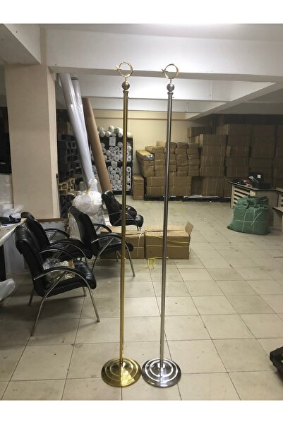Asya Makam Bayrak Direği Krom Kaplama