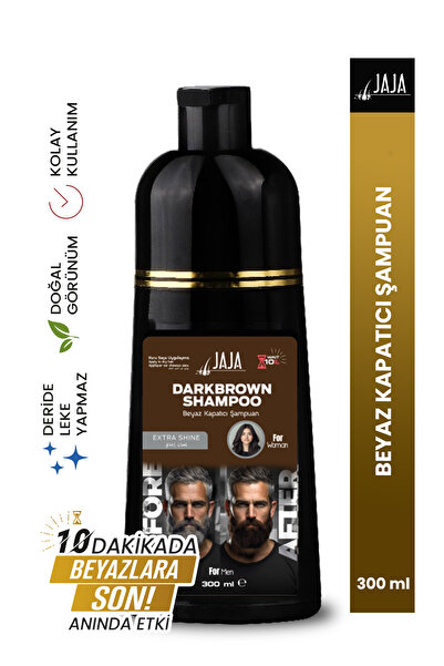 Jaja KOYU KAHVERENGİ BEYAZ KAPATICI ŞAMPUAN 300 ML