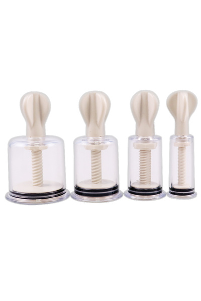 Choice17 S-M-L-XL Size Cupping Device Vacuum Cupping Set Suction Cups Massage Physiotherapy Jars Manual Rotat