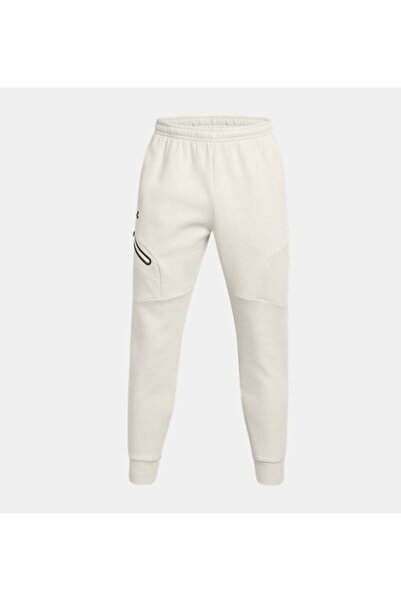 Under Armour Ua men's beige unstoppable sweatpants