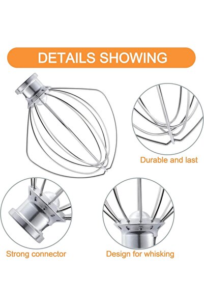007 Aligat Wire Whisk Replacement for KitchenAid Tilt-Head Mixer (K45WW)