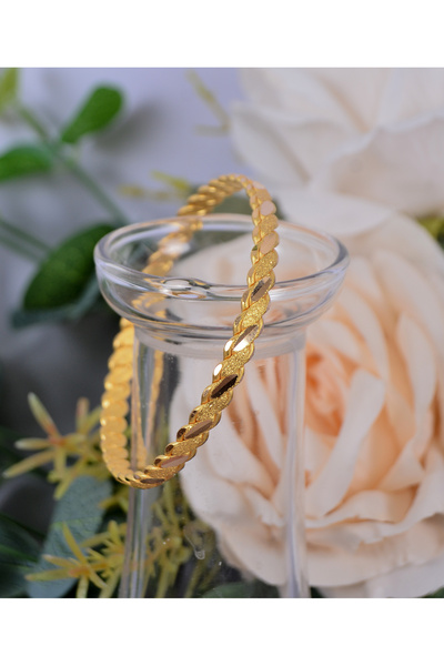 Kado Kuyumculuk 23 Gr (Gram) 22 Ayar Simli Üçlü Adana Burma Bilezik