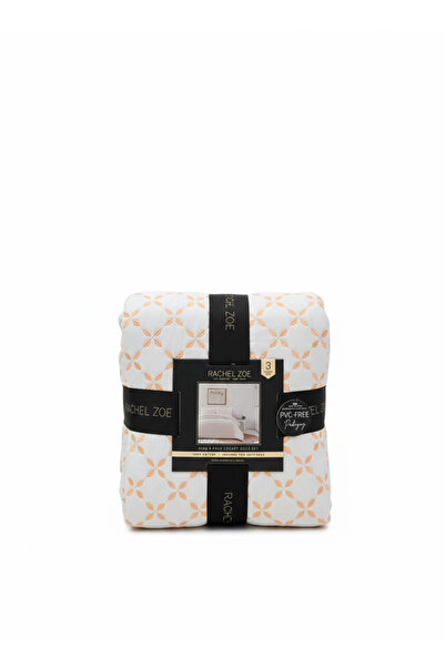 Bee Home Bed and Bath Papaya | 100% Cotton Double 3-Piece Compressed Quilt | Black Friday