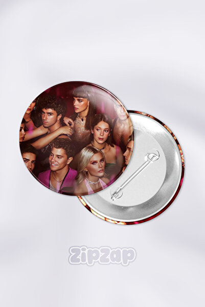 ZipZap Set de insignă cu buton cu ac pentru decorarea genților din seria Elit...