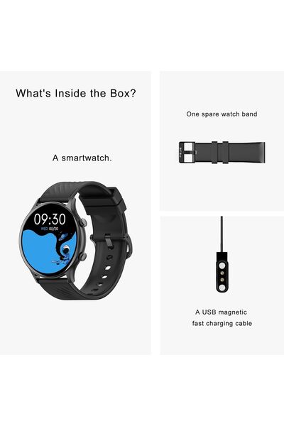 PEJE ZW04 Smart Watch 1.39" HD, Muslim Prayer Alerts, SpO2/HR/Sleep, 120+ Sports Modes, IP68, Blueto