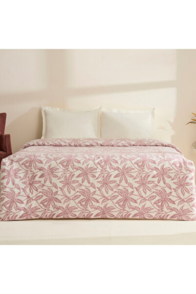 Karaca Home Layla Double Acrylic Blanket Plum