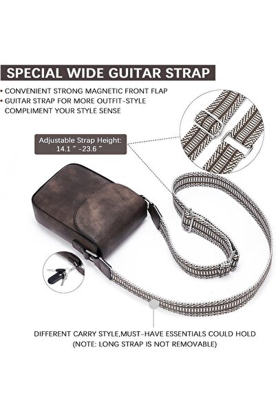 BOSTANTEN Women's Crossbody Leather Cell Phone Bag Small Shoulder Handbag