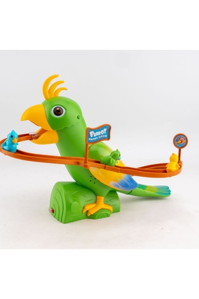 keyfisepet en keyifli sepet Papağan Dön Dolaş Oyunu | Hareketli Müzikli Kuş Pisti Oyuncak | Parrot Happy Hour