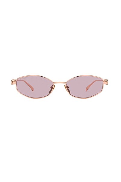 Gucci GG 1802S 003 55 Kadın Geometrik Rose Gold Metal Güneş Gözlüğü