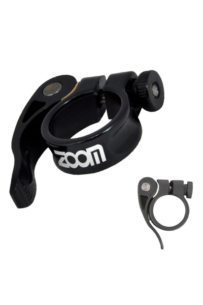Other Clemă tijă de șa QR 28.6mm neagră ZOOM