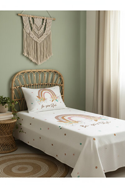 milroma Colorful Children's Pique Set - Be-You-Tiful with Natural Design