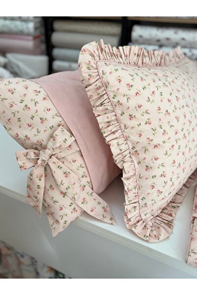 GAYE EV TEKSTİLİ غطاء وسادة مكون من قطعتين مصنوع من القطن بنسبة 100%