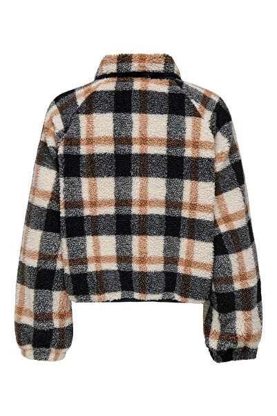 ONLY Дамско яке ONLCALISTA LIFE CHECK TEDDY JACKET OTW O15353727-4845471