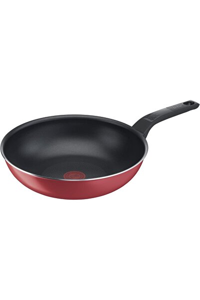 T-fal Easy Clean Aluminum Wok Pan with Non-Stick Coating, Heat Indicator, and...