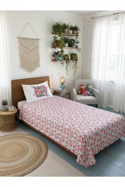 milroma Energetic Floral Patterned Children's Pique