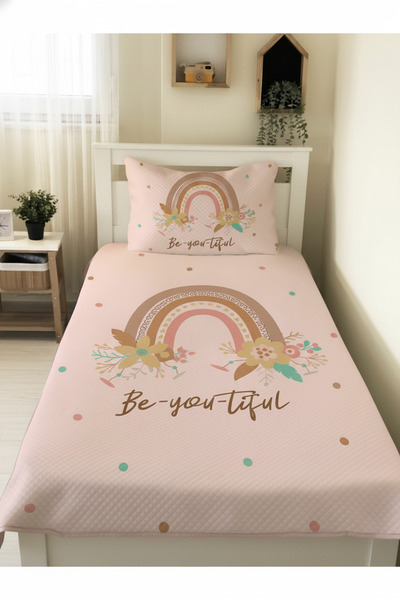 milroma Pink Pastel Rainbow Children's Pique