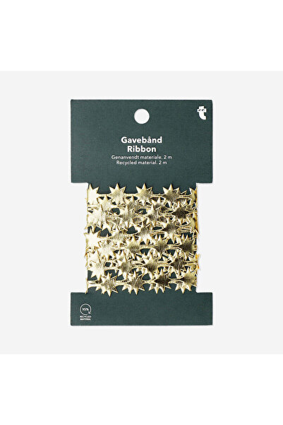 Flying Tiger Copenhagen Altın Yıldız Detaylı Kurdele