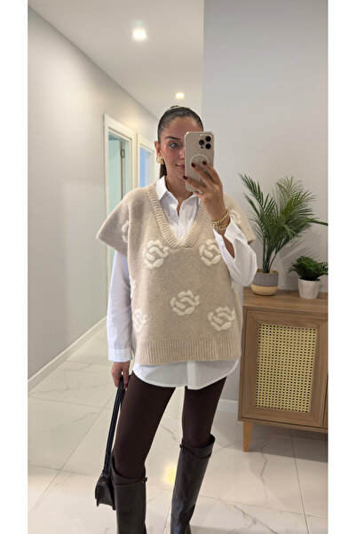 BİRCANÇİL Keno Stone Sweater Shirt Set