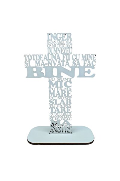 T&M Personalizare Wooden cross with prayer 'Angel, my little angel' - HDF 4mm...