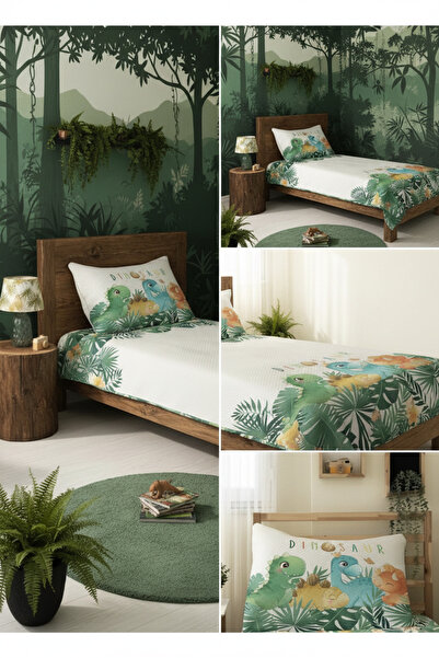 milroma Dinosaur World Children's Pique Set