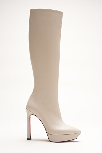 Ayakkabı Ateşi Cizme cu toc înalt cu platformă de designer pentru femei Carcie