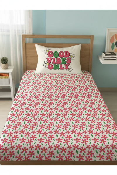 milroma Energetic Floral Patterned Children's Pique