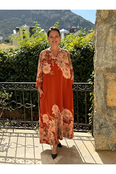 Punta Otantik Yg10392 Floral Pattern Italian Velvet Dress Tile