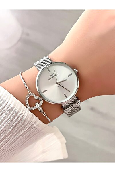FERRO Women's Wristwatch - Original Product - Bracelet Gift - 3 Atm Waterproof