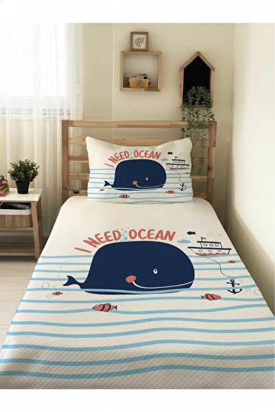milroma Ocean Friendly Whale Children's Pique Set